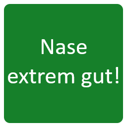 Nase extrem gut!
